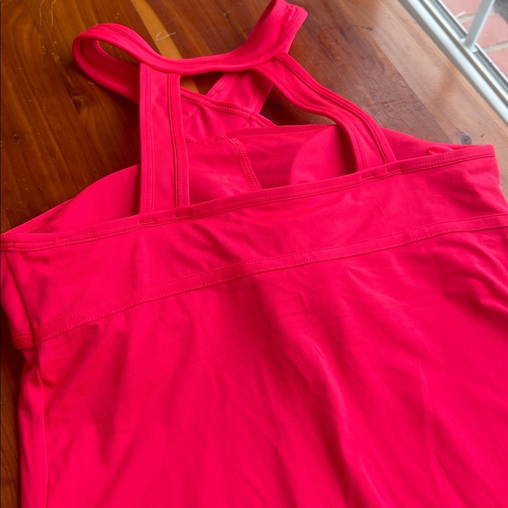 NWT Fabletics Hot Pink Tennis Halter Dress with Bra Women’s Size Small - Picture 5 of 13